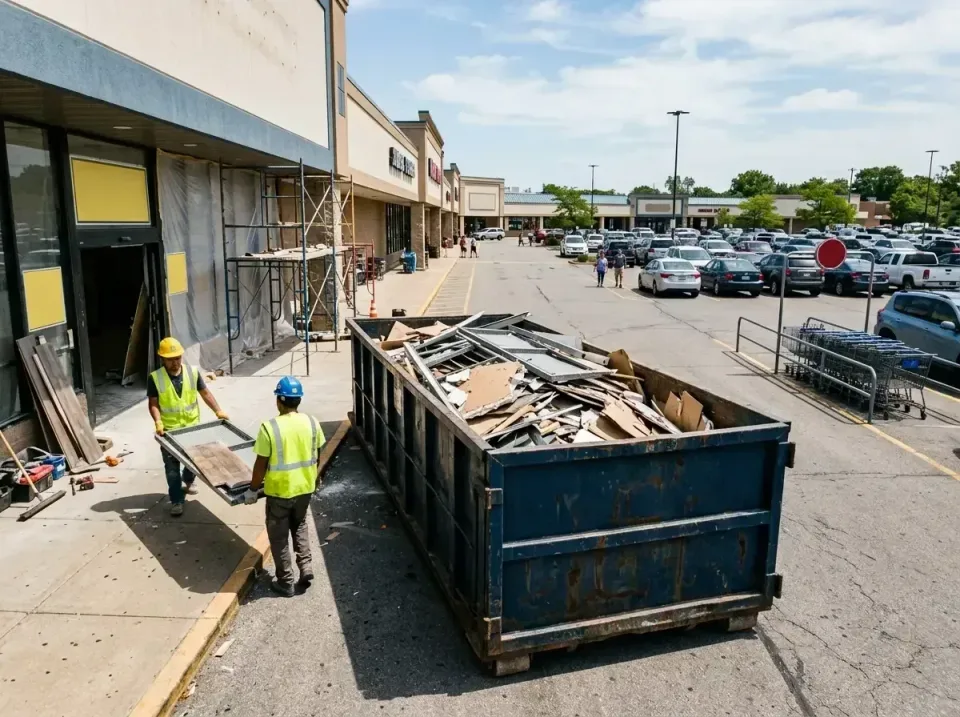 retail-store-renovation-debris-003 — frequently asked questions, Roll-off Dumpster Rentals in Parlier, CA